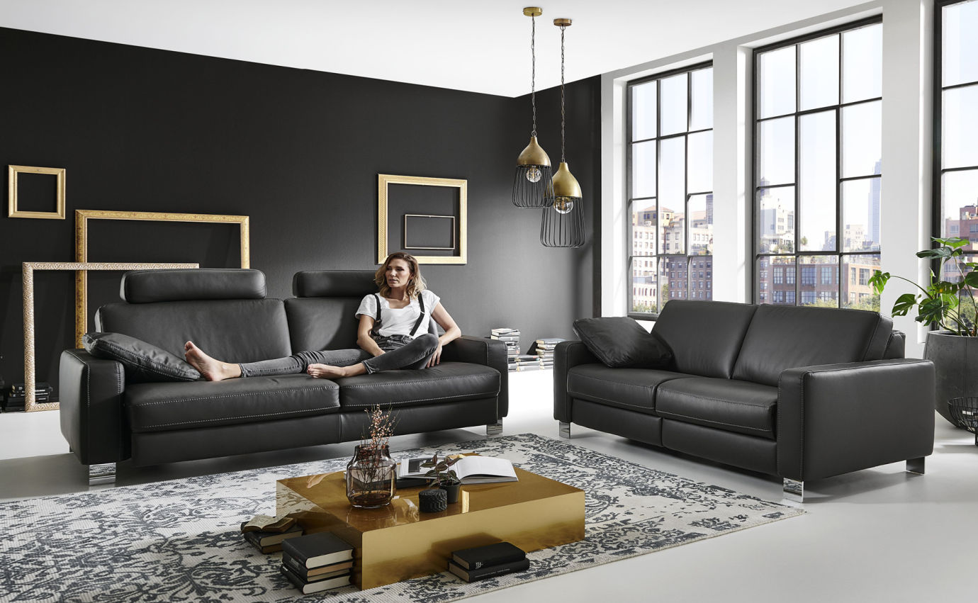 Sofaelement 3-Sitzer in Echtleder Sofaelement 3-Sitzer in Echtleder