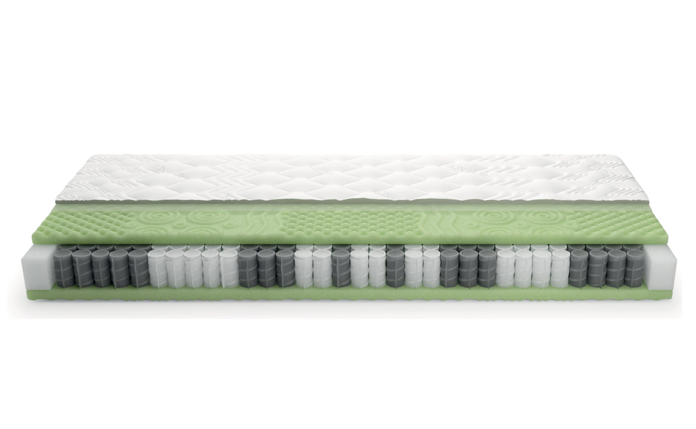 Matratze mit BULTEX-Technologie und Taschenfederkern Matratze mit BULTEX-Technologie und Taschenfederkern