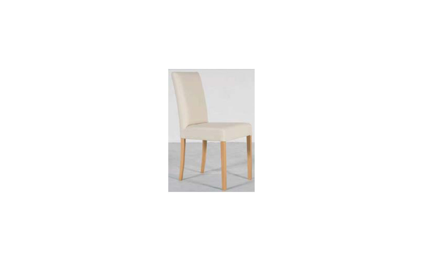 Polsterstuhl Buche Natur Beige