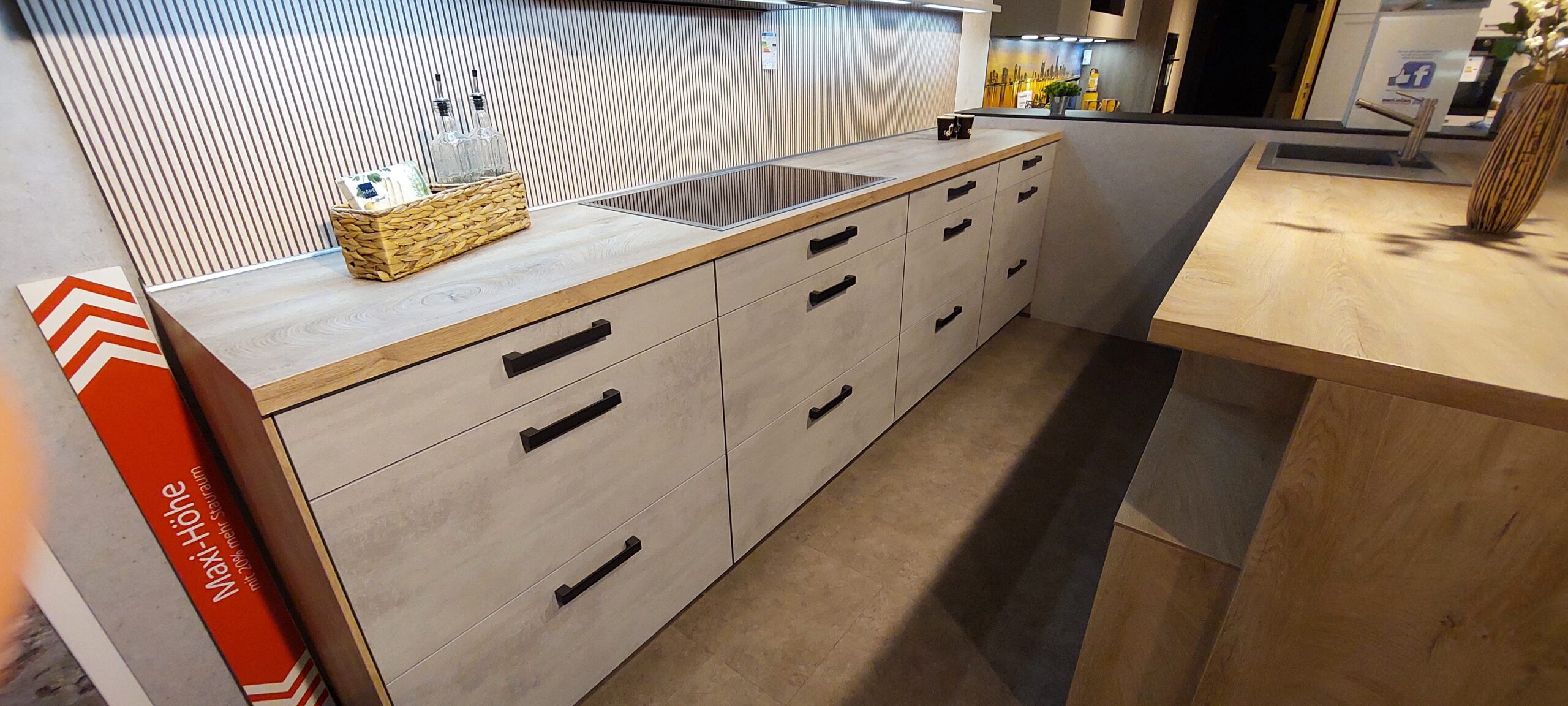 Nobilia Einbauküche Riva Betongrau – Bild 4