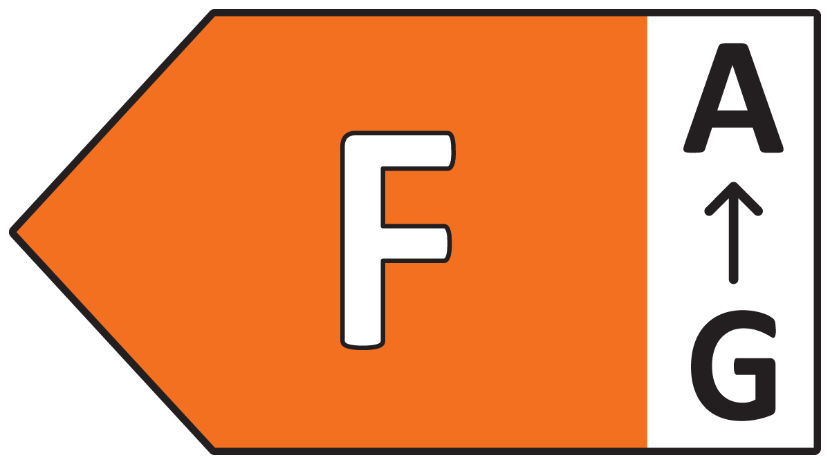 Energieeffizienzklasse F