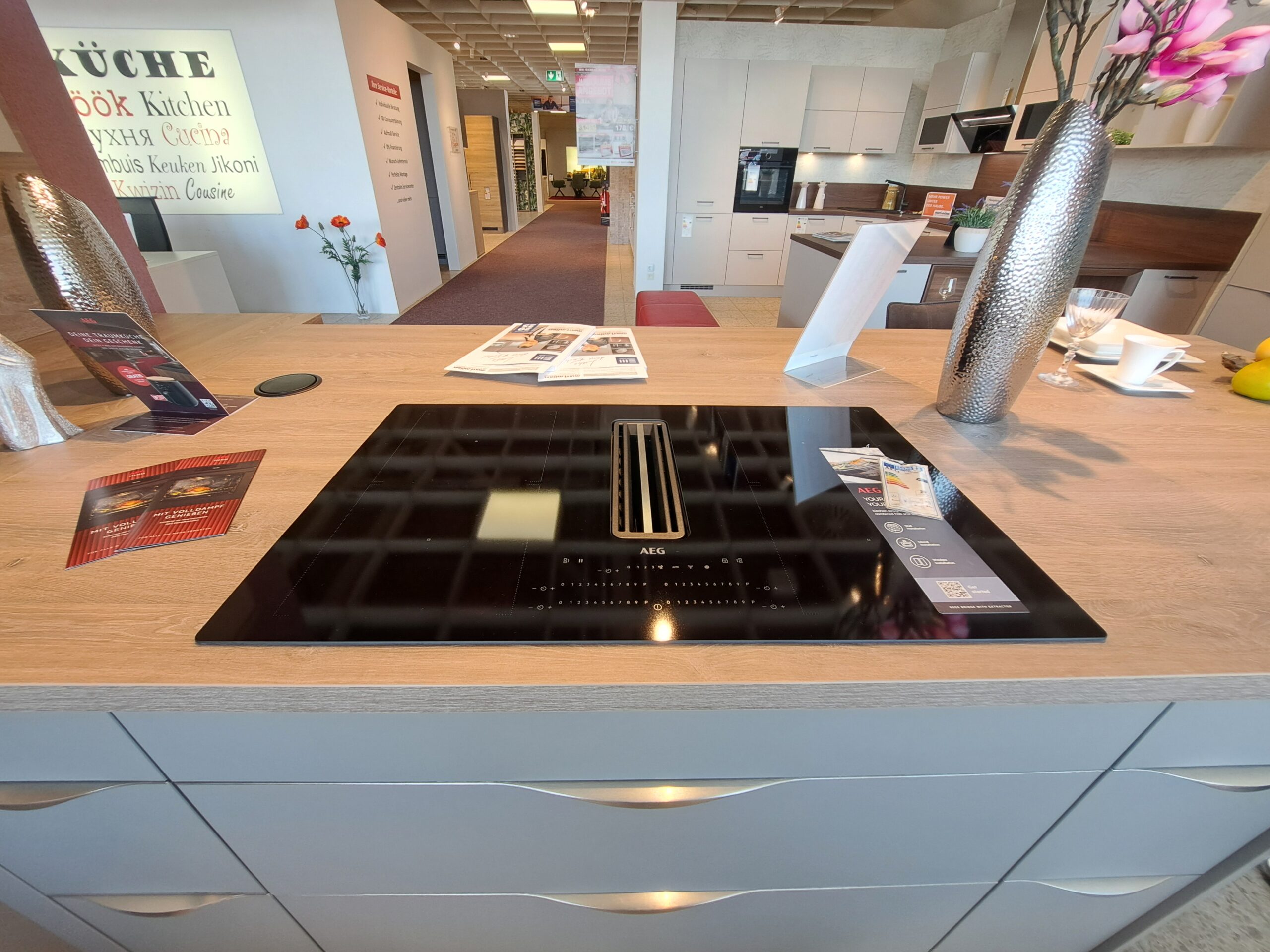 Nobilia Einbauküche Easytouch Lacklaminat Taupe – Bild 7