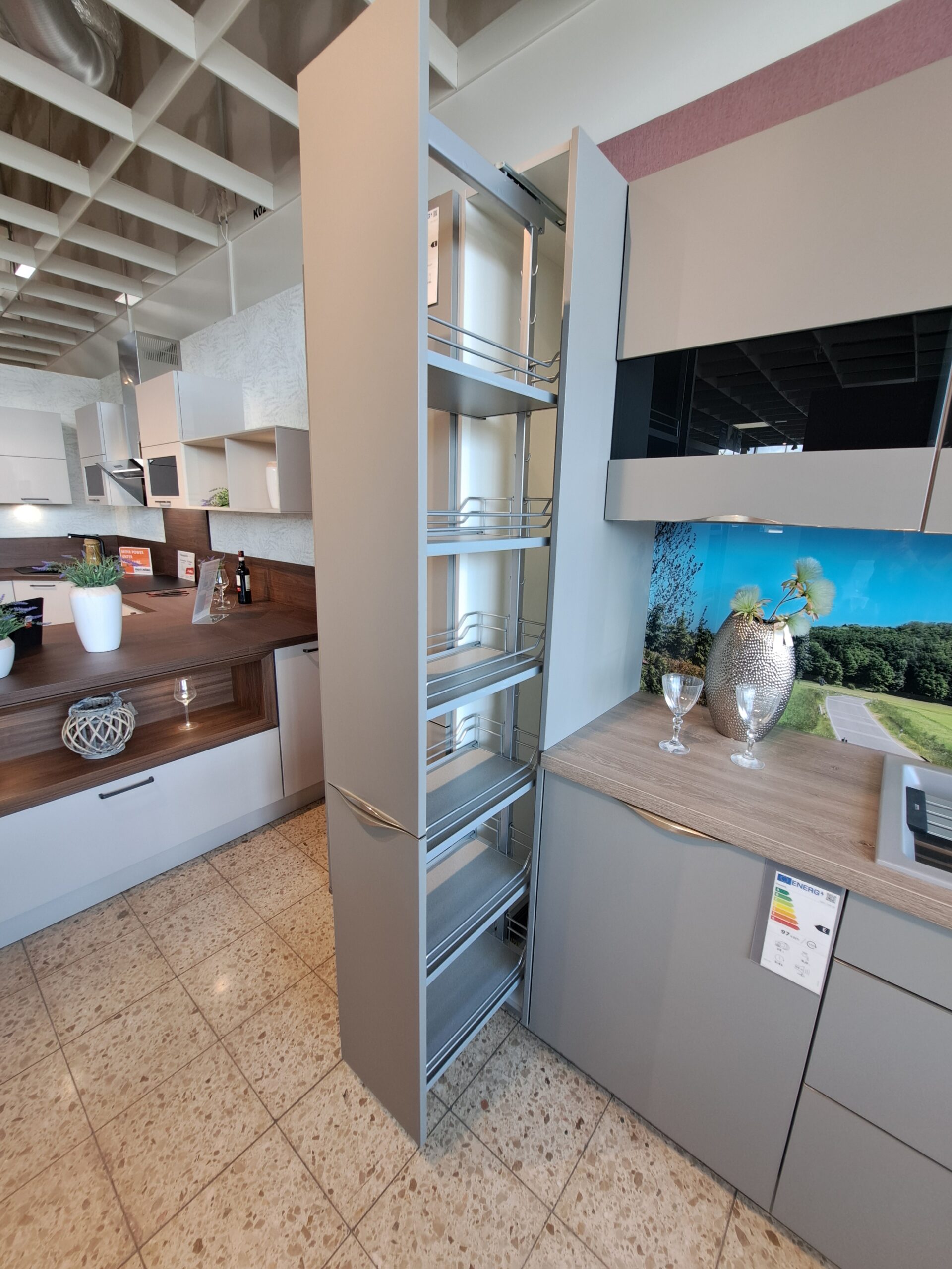 Nobilia Einbauküche Easytouch Lacklaminat Taupe – Bild 14