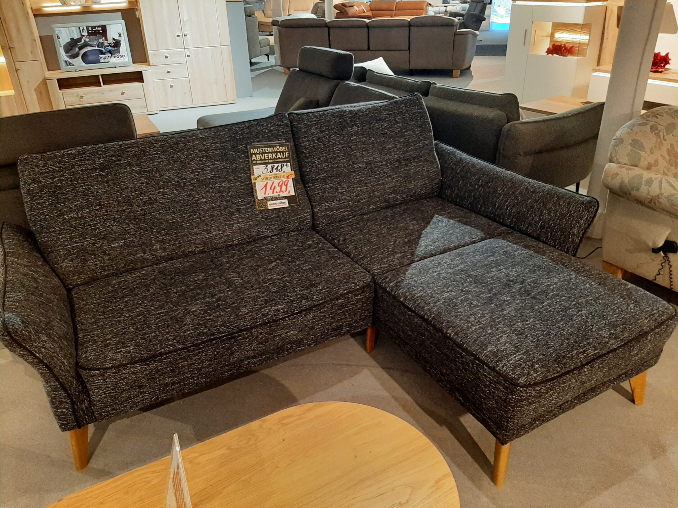 Polstergarnitur mit Longchair von Ponsel