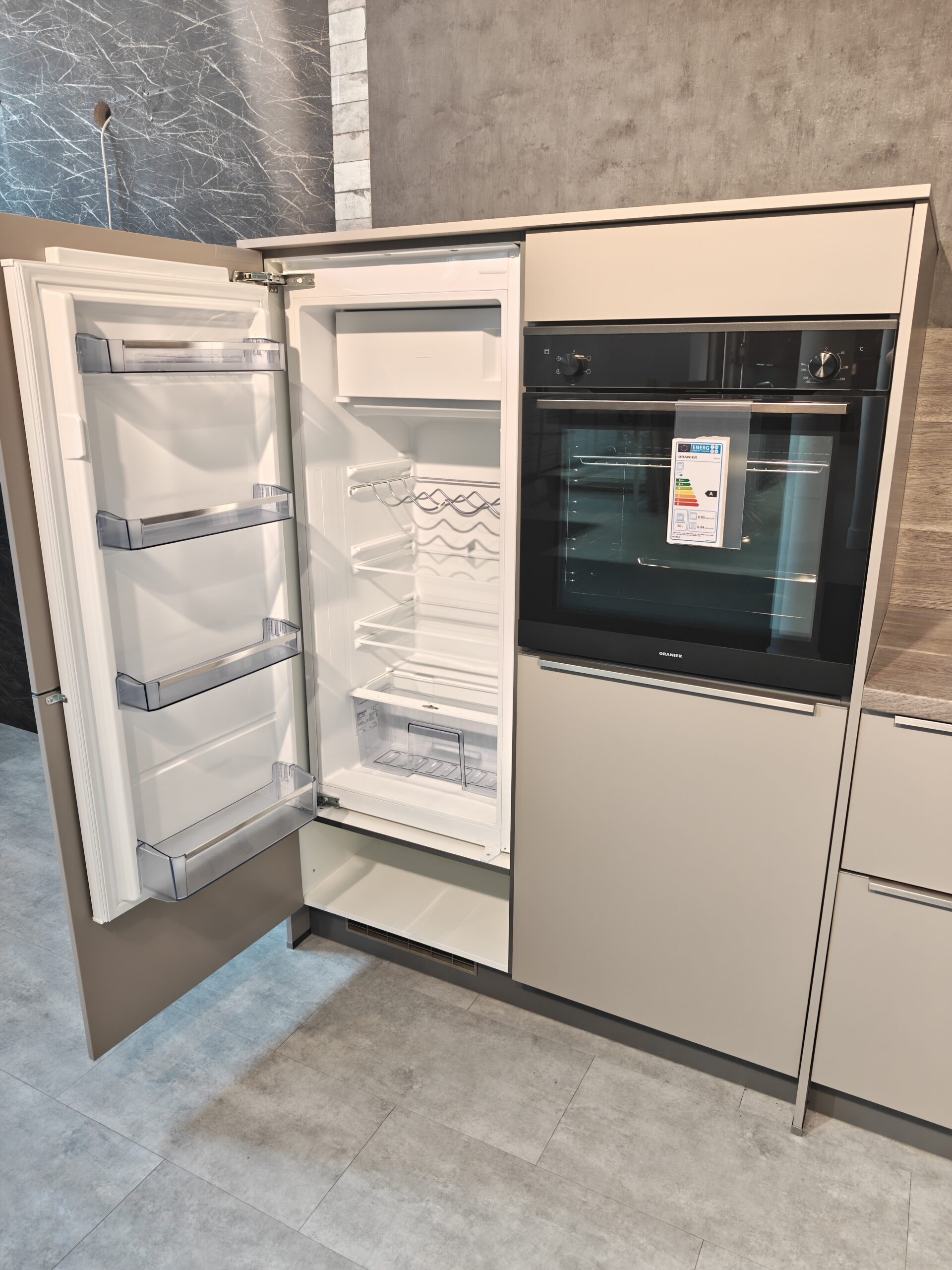 Express - Einbauküche in Cremegrau supermatt – Bild 5