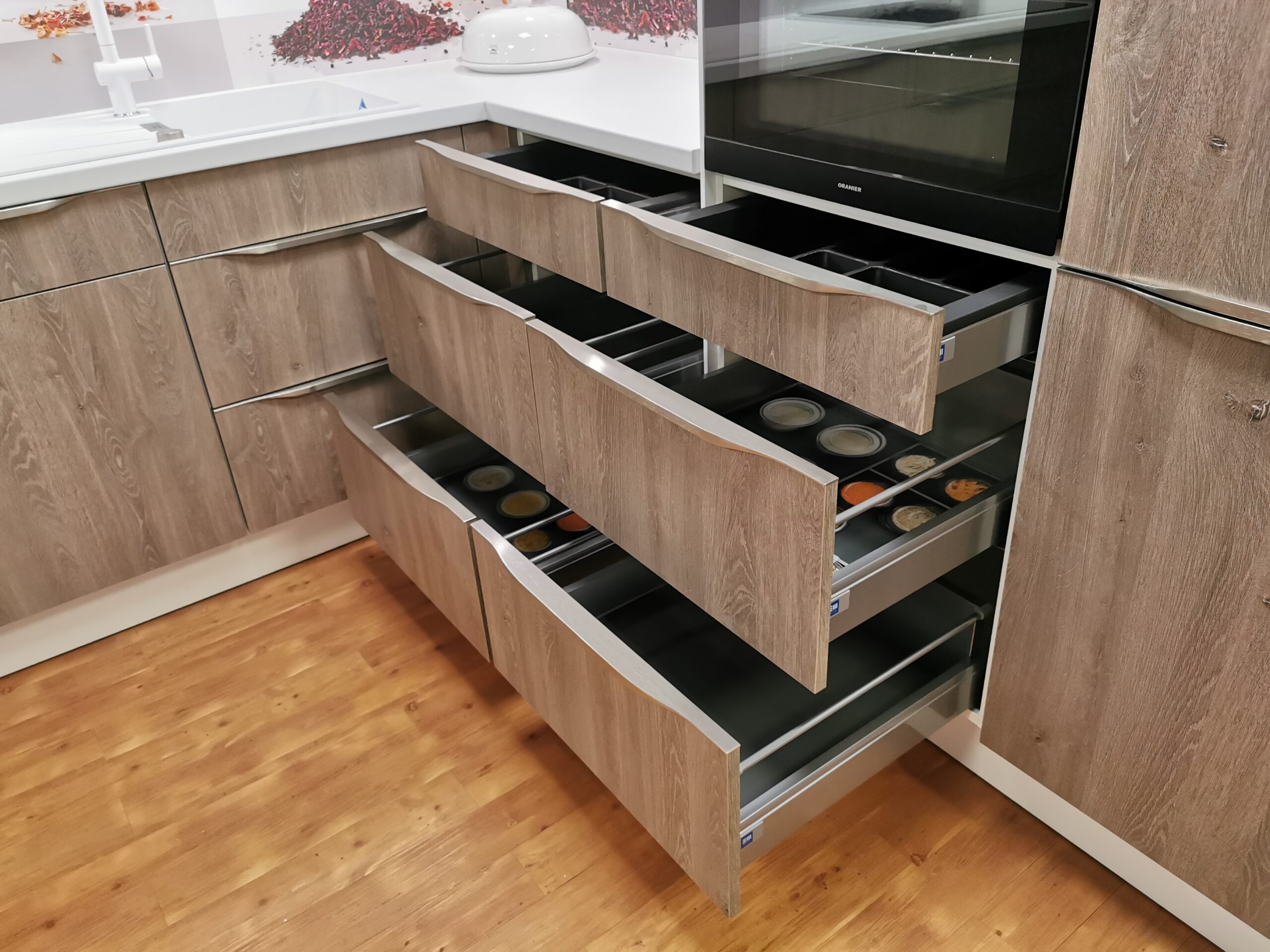 Nobilia Einbauküche Riva Eiche Bergamo – Bild 5