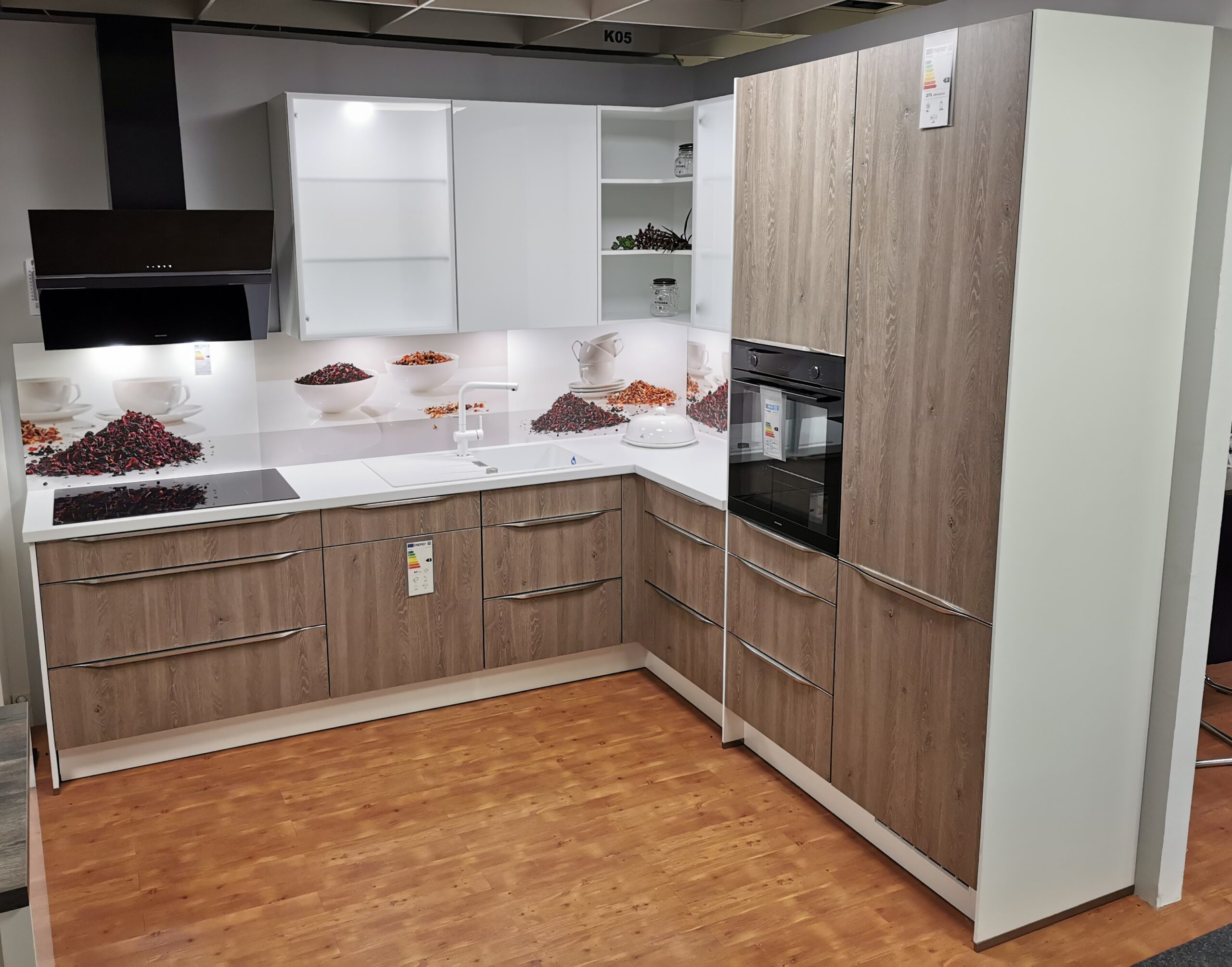 Nobilia Einbauküche Riva Eiche Bergamo – Bild 2
