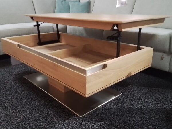 Alternative view of Säulencouchtisch mit Hebefunktion